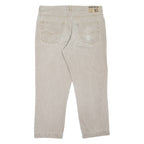 DAKAR Mens Jeans Beige Regular Tapered W36 L27