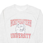 Northeastern University Womens Sweatshirt Grey USA S