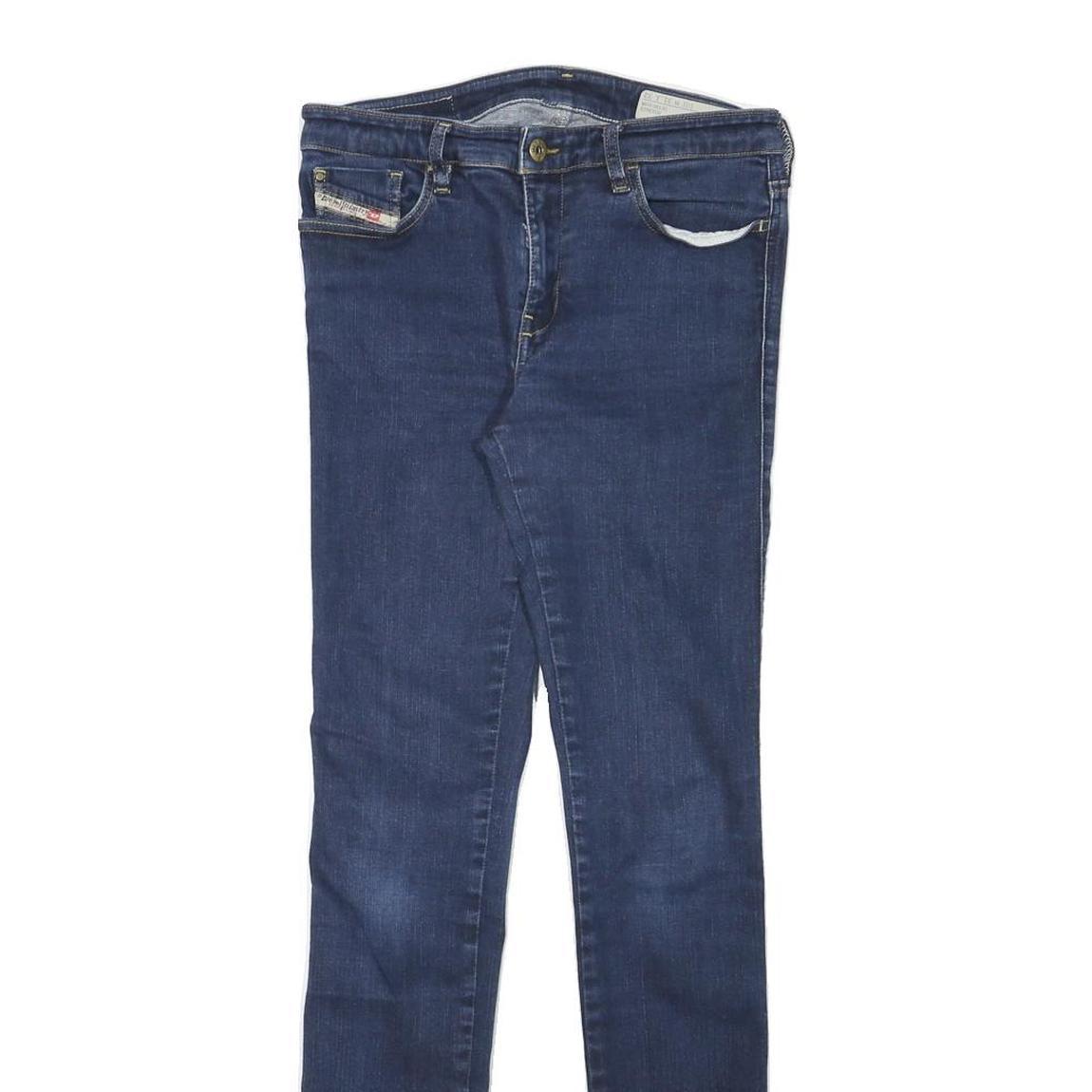 DIESEL Womens Slim Blue Denim Slim Skinny Jeans W28 L31 Stretch Comfort