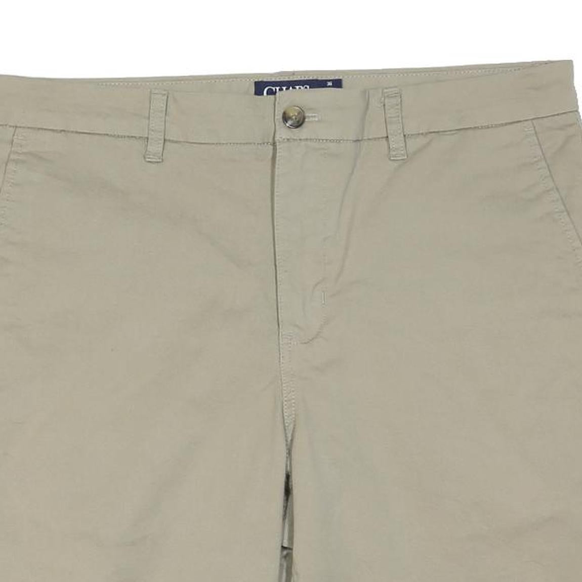CHAPS Mens Shorts Beige Casual Plain L W36 Summer Classic Fit