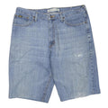 LEE Mens Denim Blue Casual Shorts Relaxed L W36 Cotton Blend Comfortable