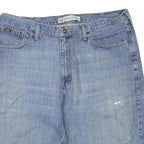 LEE Mens Denim Blue Casual Shorts Relaxed L W36 Cotton Blend Comfortable