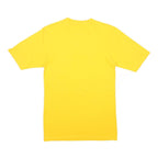 CHAMPION Mens Yellow Graphic T-Shirt S Short Sleeve Crew Neck Casual Cotton