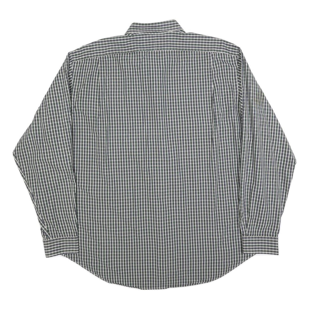 RALPH LAUREN Mens Green Check Shirt 2XL Long Sleeve Button-Down Collar Cotton