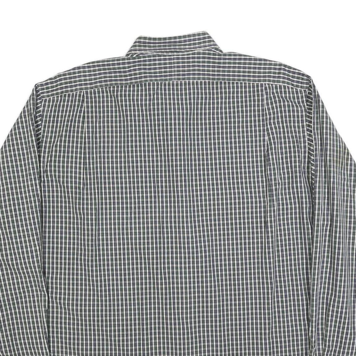 RALPH LAUREN Mens Green Check Shirt 2XL Long Sleeve Button-Down Collar Cotton