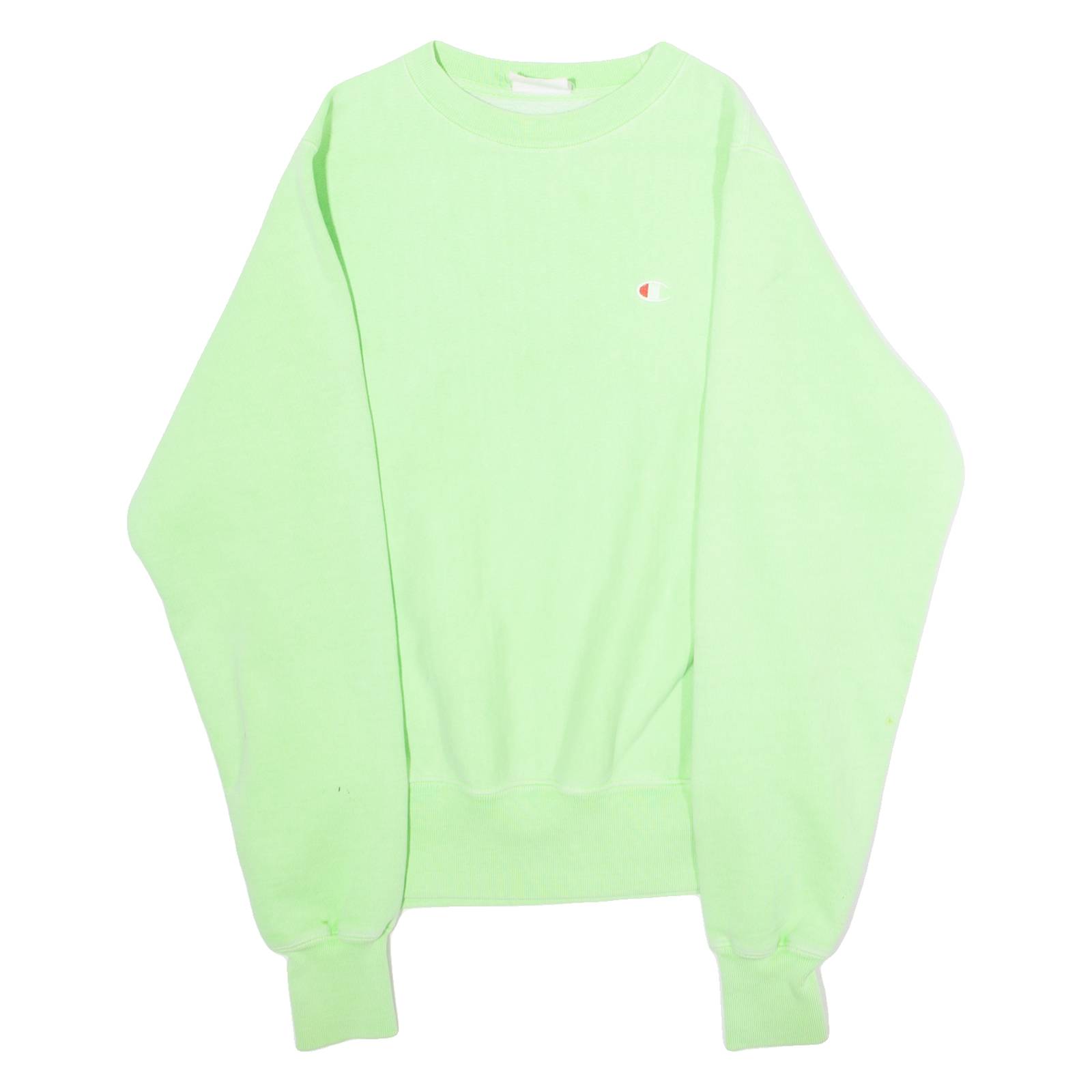 CHAMPION REVERSE WEAVE Mens Sweatshirt Green Crew Neck XS