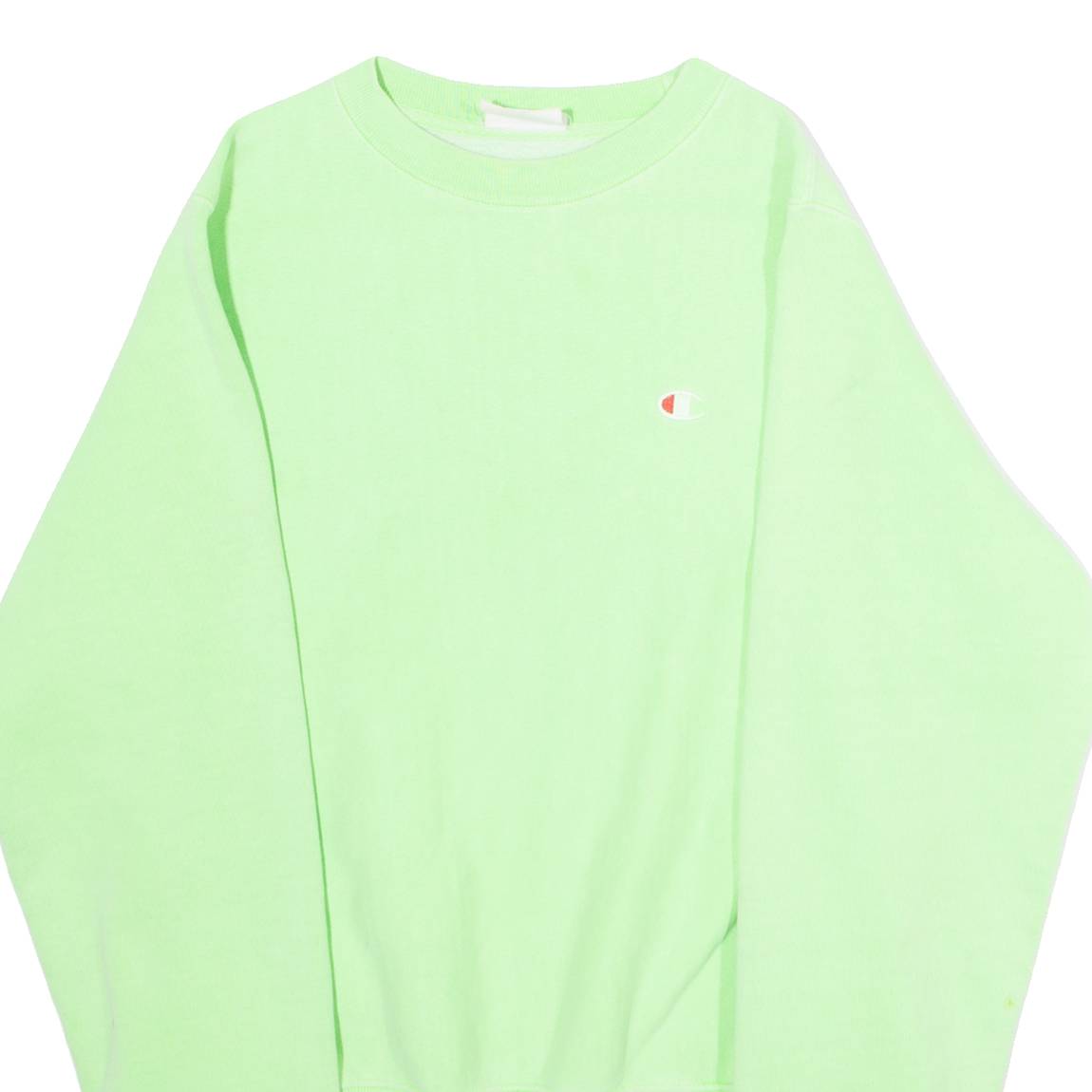 CHAMPION REVERSE WEAVE Mens Sweatshirt Green Crew Neck XS