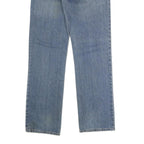 CARHARTT Mens Jeans Blue Regular Straight Denim Medium W34 L34 Button Cotton