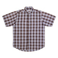 WRANGLER Mens Shirt Brown Check L