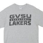 GILDAN Mens Grey Gvsu Lakers Basketball Graphic T-Shirt M Short Sleeve Crew Neck