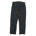 LEVI'S 521 02 Mens Jeans Black Regular Straight Denim Medium W31 L30 Classic Fit