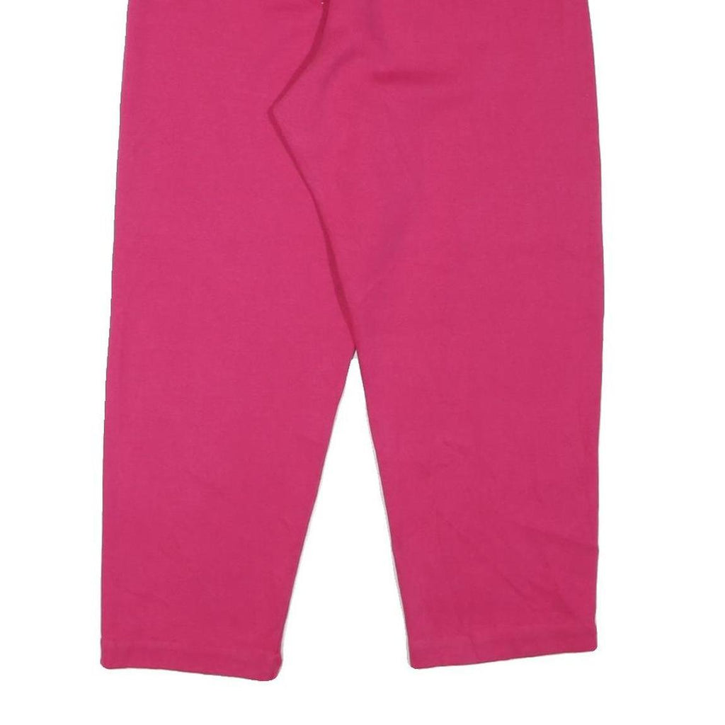 LEE Womens Joggers Pink Slim Tapered M W28 L26 Comfort Casual Cotton