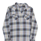 RALPH LAUREN POLO JEANS COMPANY Womens Blue Green Check Cotton Blend Shirt Dress