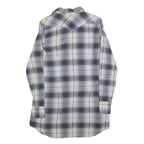 RALPH LAUREN POLO JEANS COMPANY Womens Blue Green Check Cotton Blend Shirt Dress