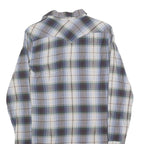 RALPH LAUREN POLO JEANS COMPANY Womens Blue Green Check Cotton Blend Shirt Dress