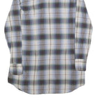 RALPH LAUREN POLO JEANS COMPANY Womens Blue Green Check Cotton Blend Shirt Dress