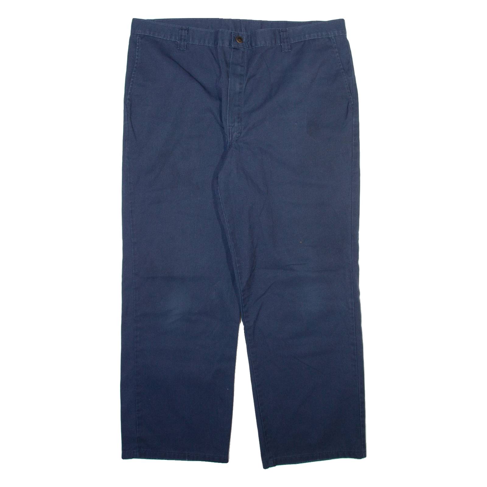 DICKIES Mens Trousers Blue Regular Straight W40 L30