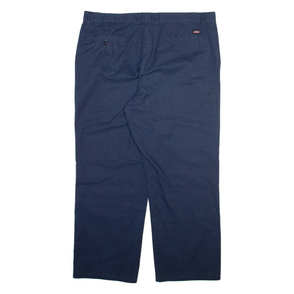 DICKIES Mens Trousers Blue Regular Straight W40 L30