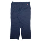 DICKIES Mens Trousers Blue Regular Straight W40 L30