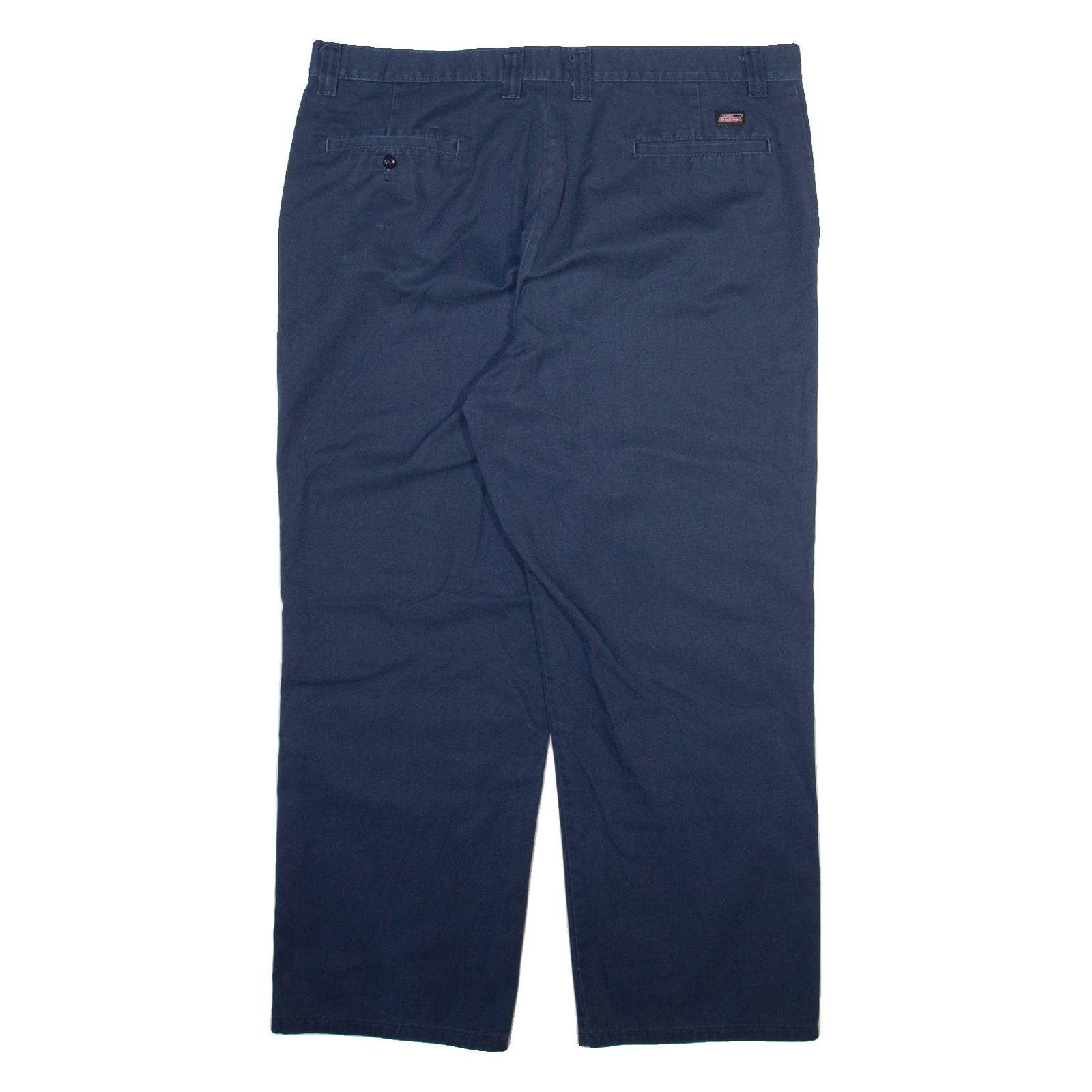 DICKIES Mens Trousers Blue Regular Straight W40 L30