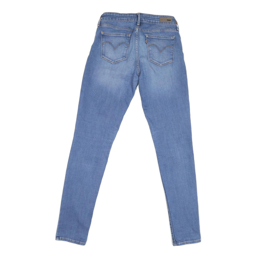 LEVI'S Womens Jeans Blue Slim Skinny Denim Light W28 L31 Stretch Zip
