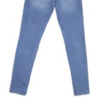 LEVI'S Womens Jeans Blue Slim Skinny Denim Light W28 L31 Stretch Zip