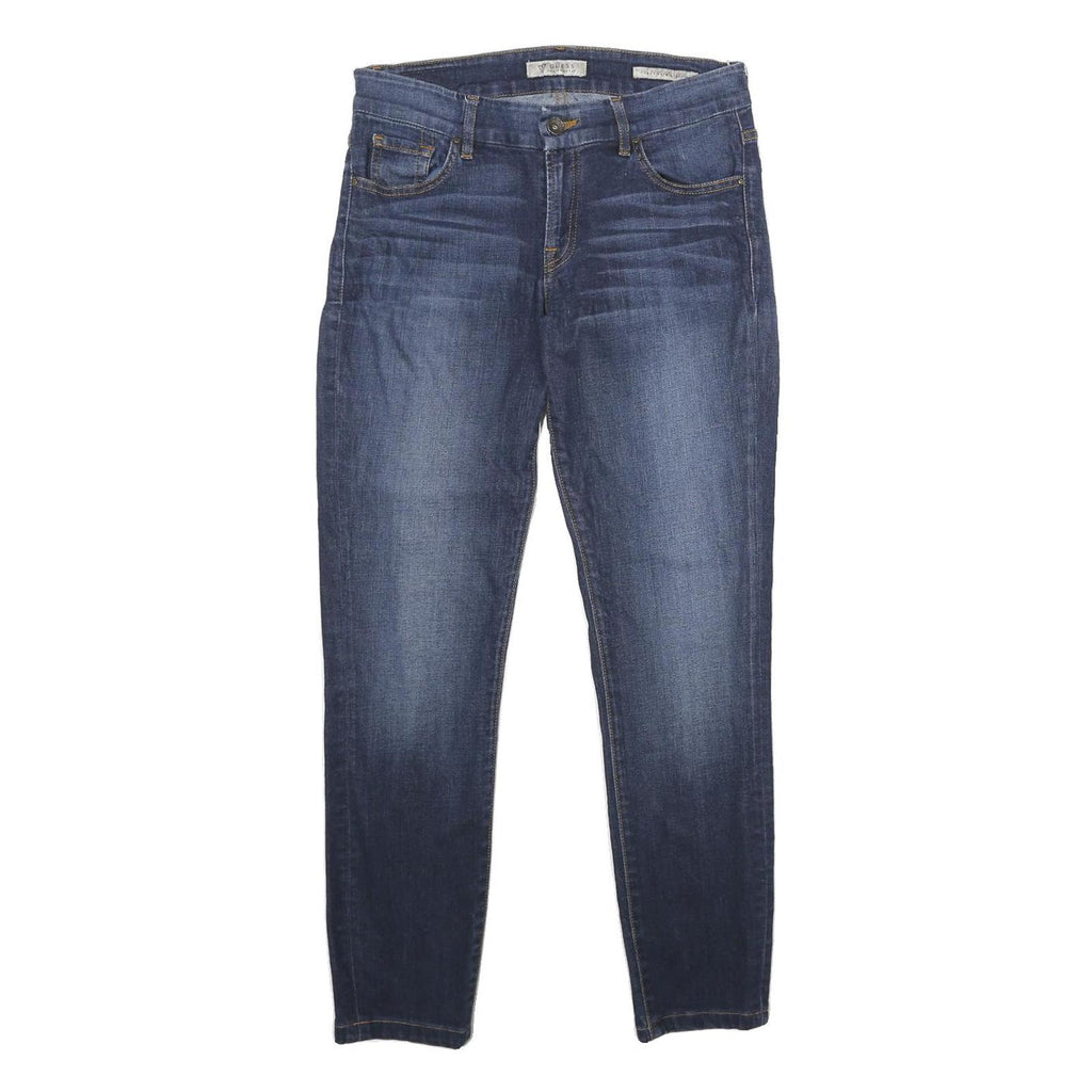 GUESS Womens Jeans Blue Slim Skinny Denim Medium W28 L30 Classic Cotton Blend