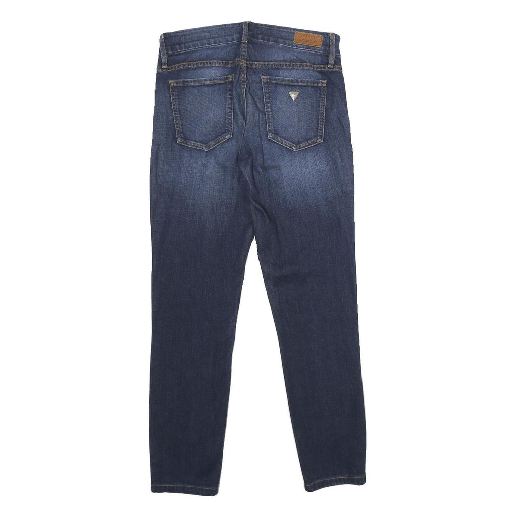 GUESS Womens Jeans Blue Slim Skinny Denim Medium W28 L30 Classic Cotton Blend