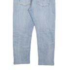 LEVI'S 512 BIG E Mens Slim Jeans Blue Denim Light W34 L25 Cotton Blend Zip