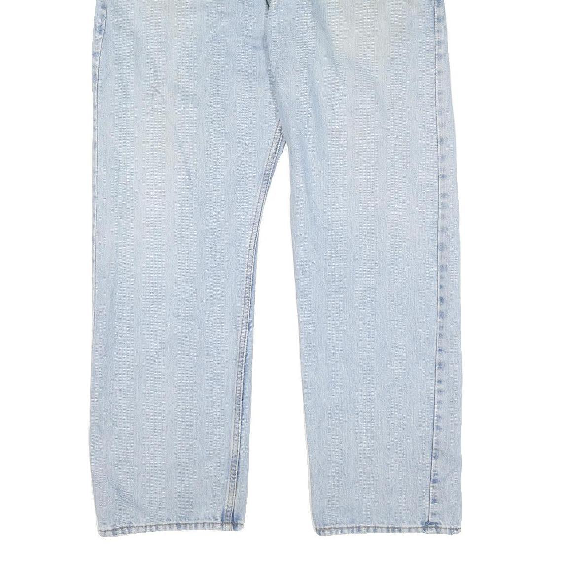 LEVI'S 505 Mens Jeans Blue Regular Straight Denim Light W38 L30 Classic Fit Zip