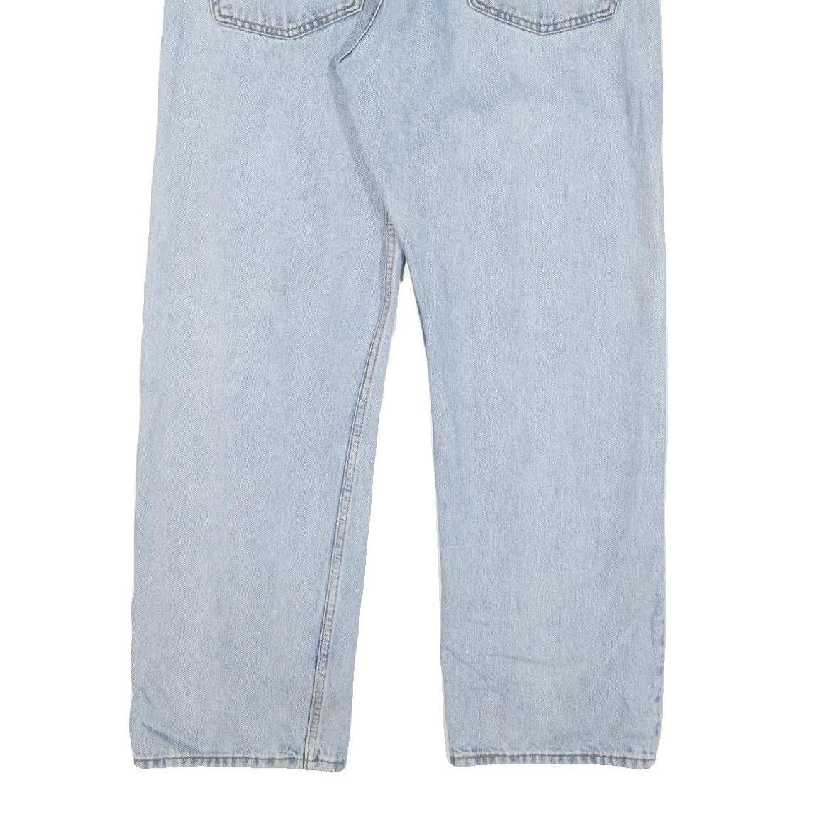 LEVI'S 505 Mens Jeans Blue Regular Straight Denim Light W38 L30 Classic Fit Zip