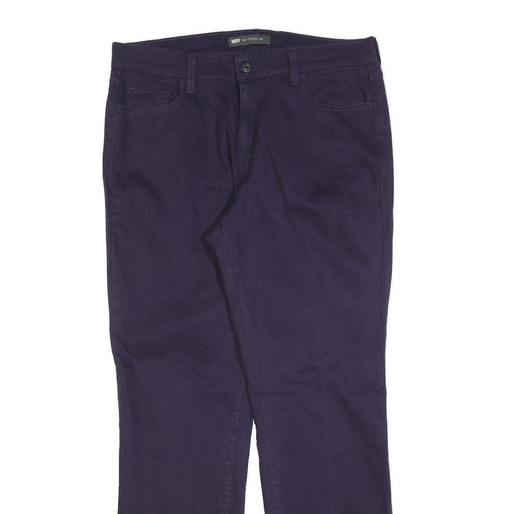 LEVI'S 505 Womens Jeans Blue Regular Straight Denim Medium W32 L32 Classic Fit