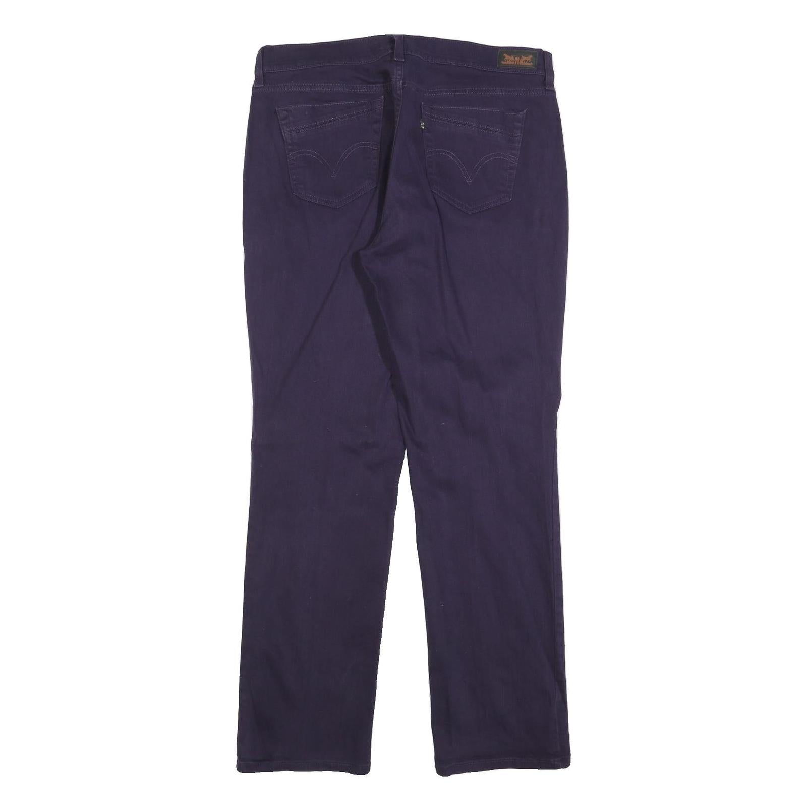 LEVI'S 505 Womens Jeans Blue Regular Straight Denim Medium W32 L32 Classic Fit