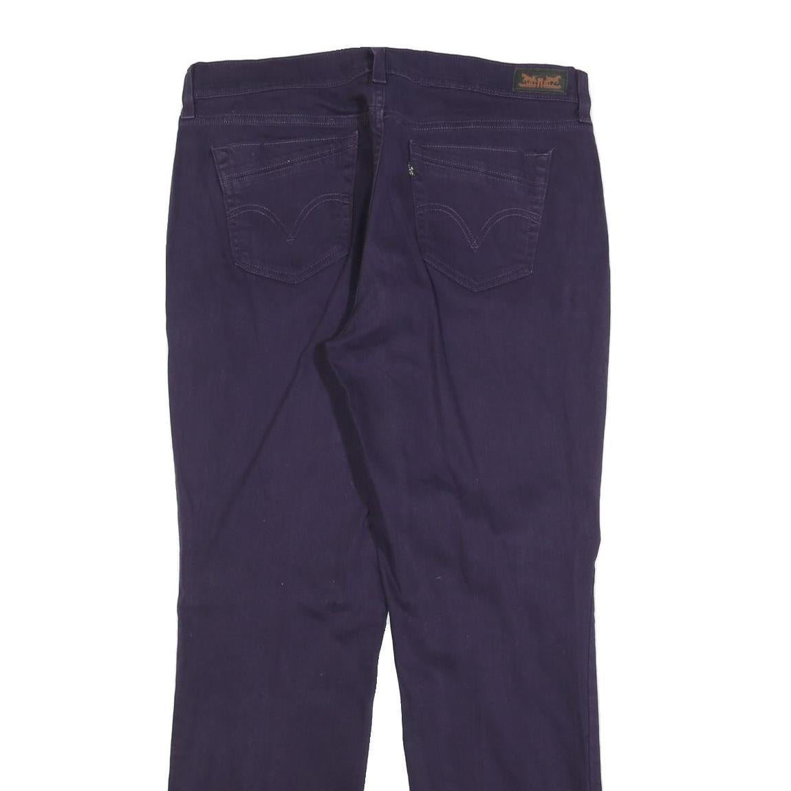 LEVI'S 505 Womens Jeans Blue Regular Straight Denim Medium W32 L32 Classic Fit