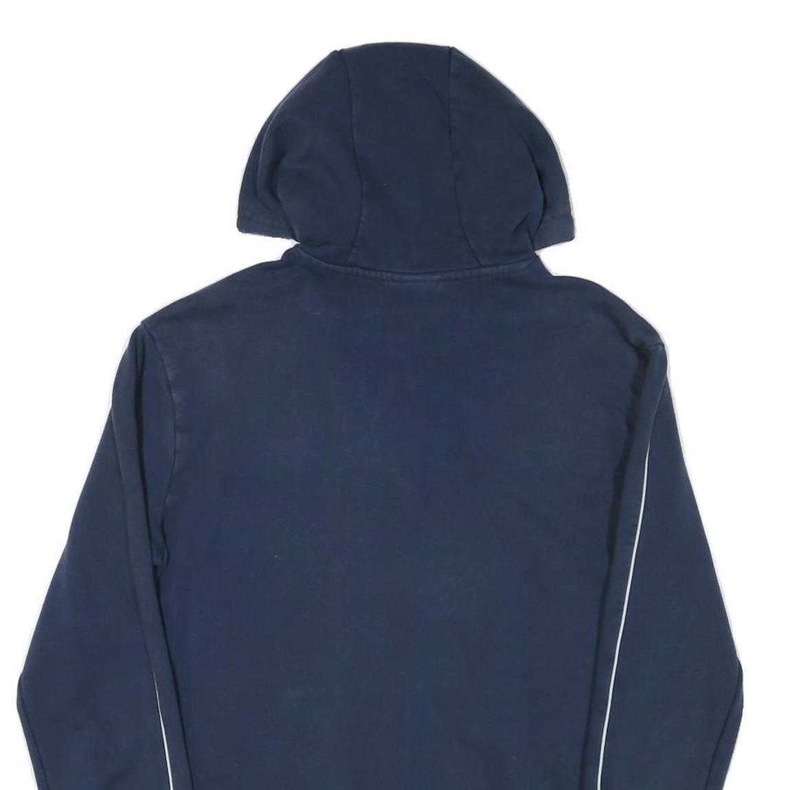 ELLESSE Mens Navy Blue Hoodie S Cotton Blend Casual Pullover Sweatshirt