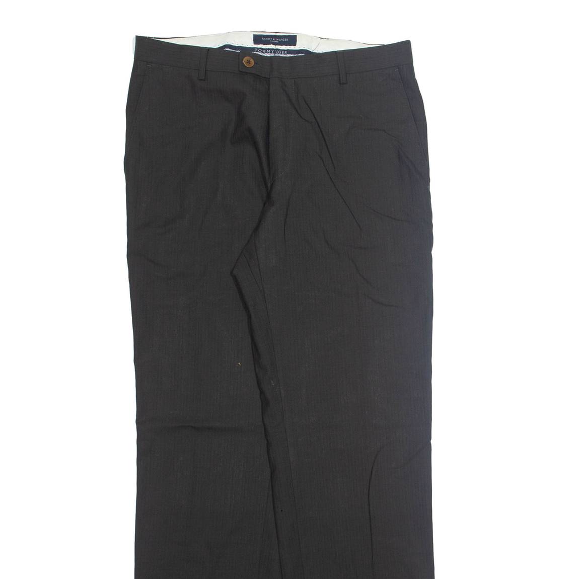TOMMY HILFIGER Chino Workwear Mens Trousers Brown Regular Straight W32 L32