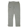 TEN DEGREES Mens Polyester Blend Grey Regular Fit Straight Trousers W34 L30