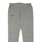 TEN DEGREES Mens Polyester Blend Grey Regular Fit Straight Trousers W34 L30