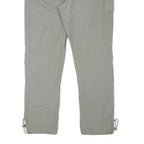 TEN DEGREES Mens Polyester Blend Grey Regular Fit Straight Trousers W34 L30