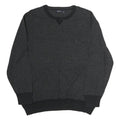 NAUTICA Mens Grey & Black Sweatshirt Crew Neck 2XL Casual Polyester Pullover