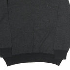 NAUTICA Mens Grey & Black Sweatshirt Crew Neck 2XL Casual Polyester Pullover