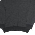 NAUTICA Mens Grey & Black Sweatshirt Crew Neck 2XL Casual Polyester Pullover
