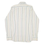 TED BAKER Mens Shirt Green Striped Long Sleeve M