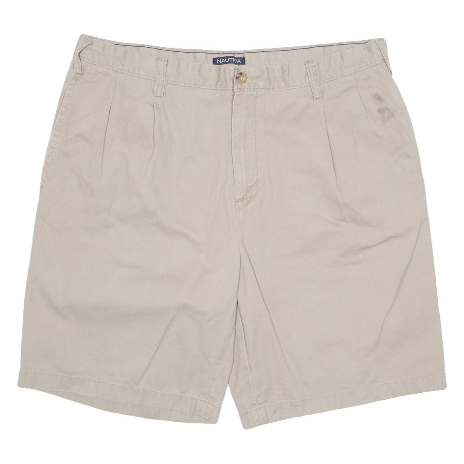 NAUTICA Mens Chino Shorts Grey XL W38