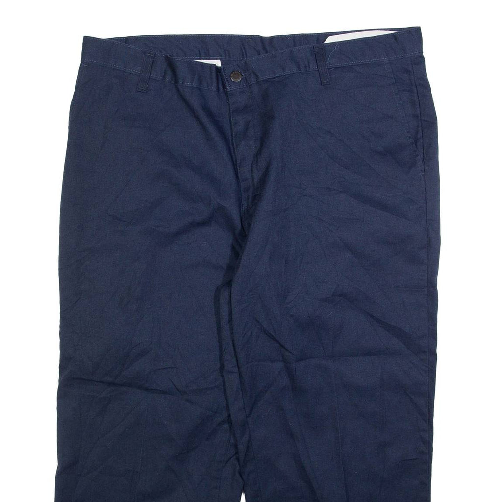 DICKIES Mens Trousers Blue Regular Straight W40 L24