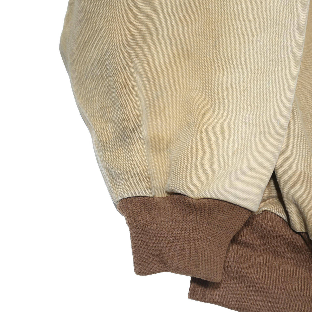 CARHARTT Mens Brown Hooded Zip Jacket 3XL Cotton Blend Workwear Heavyweight