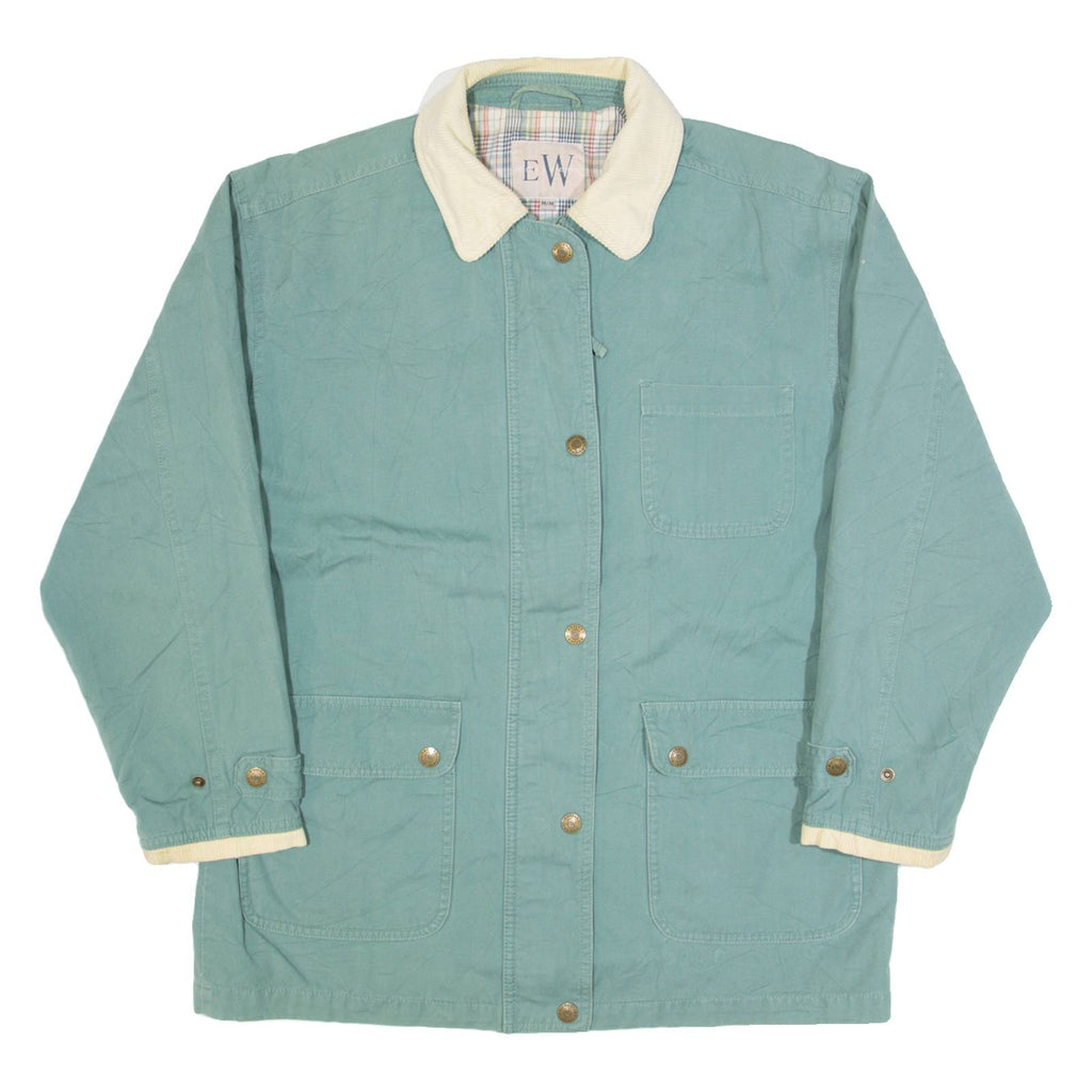 EASY WEAR Womens Chore Jacket Blue M