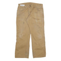 DICKIES Mens Jeans Beige Regular Straight Denim W34 L30 Workwear Utility