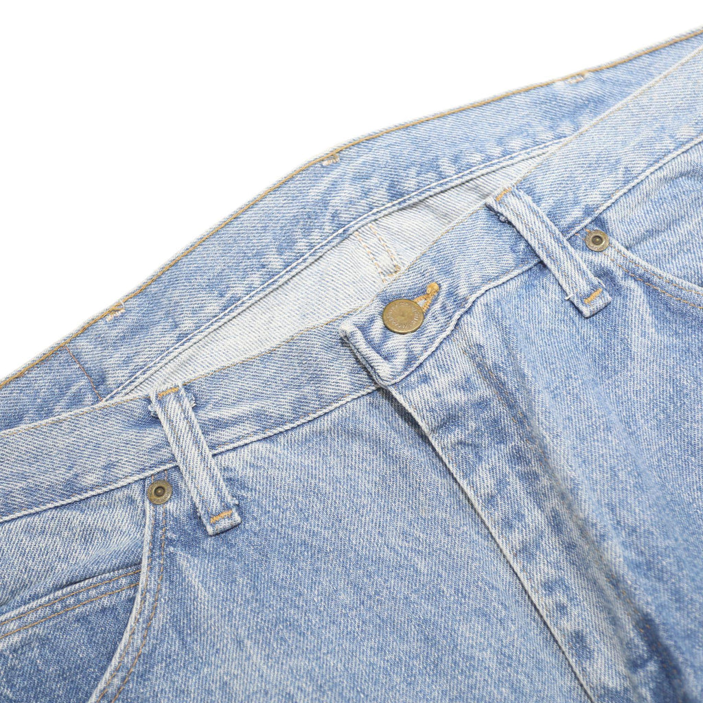 WRANGLER Mens Regular Fit Blue Denim Jeans Zip W36 L30 Classic Cotton