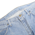 WRANGLER Mens Regular Fit Blue Denim Jeans Zip W36 L30 Classic Cotton
